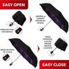 imageREPEL Windproof Travel Umbrella  Compact ampamp Withstands Winds up to 85MPH  Strongest Premium Auto Folding Umbrella for Rain and Sun  Durable Light ampamp Portable for Women ampamp Men  Fits Backpack ampamp CarsStarry Night