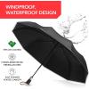imageREPEL Windproof Travel Umbrella  Compact ampamp Withstands Winds up to 85MPH  Strongest Premium Auto Folding Umbrella for Rain and Sun  Durable Light ampamp Portable for Women ampamp Men  Fits Backpack ampamp CarsOnyx